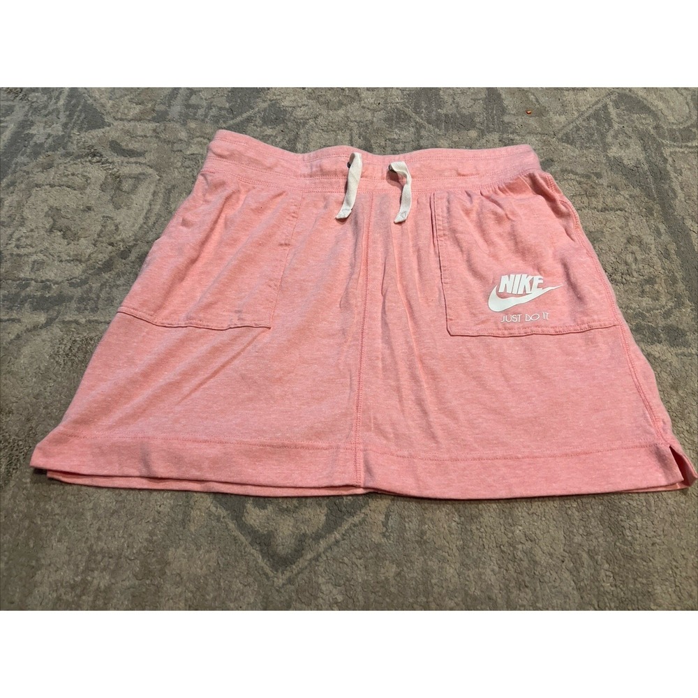 Nike Just‎ Do It Pink-peach Unlined Skirt Women's Sz Medium